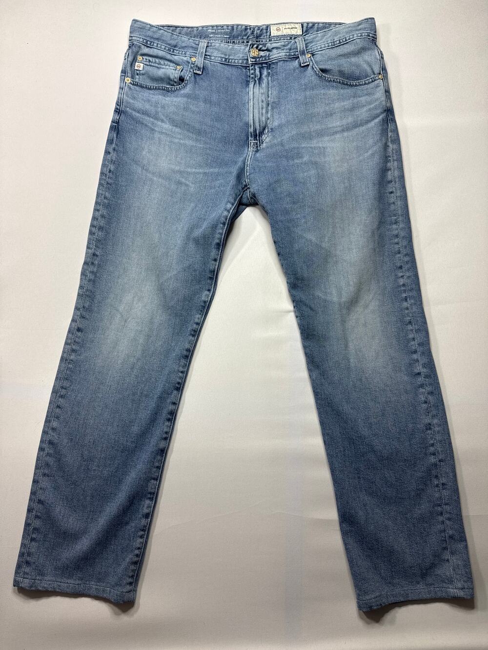 Adriano Goldschmied Men's The Tellis Modern Slim Fit Blue Jeans 36x33 (36x29.5)